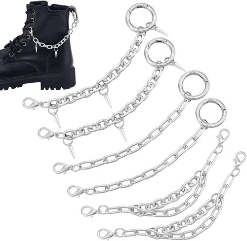 Schuhdekoration ketten 6er set - schuhdekoration,